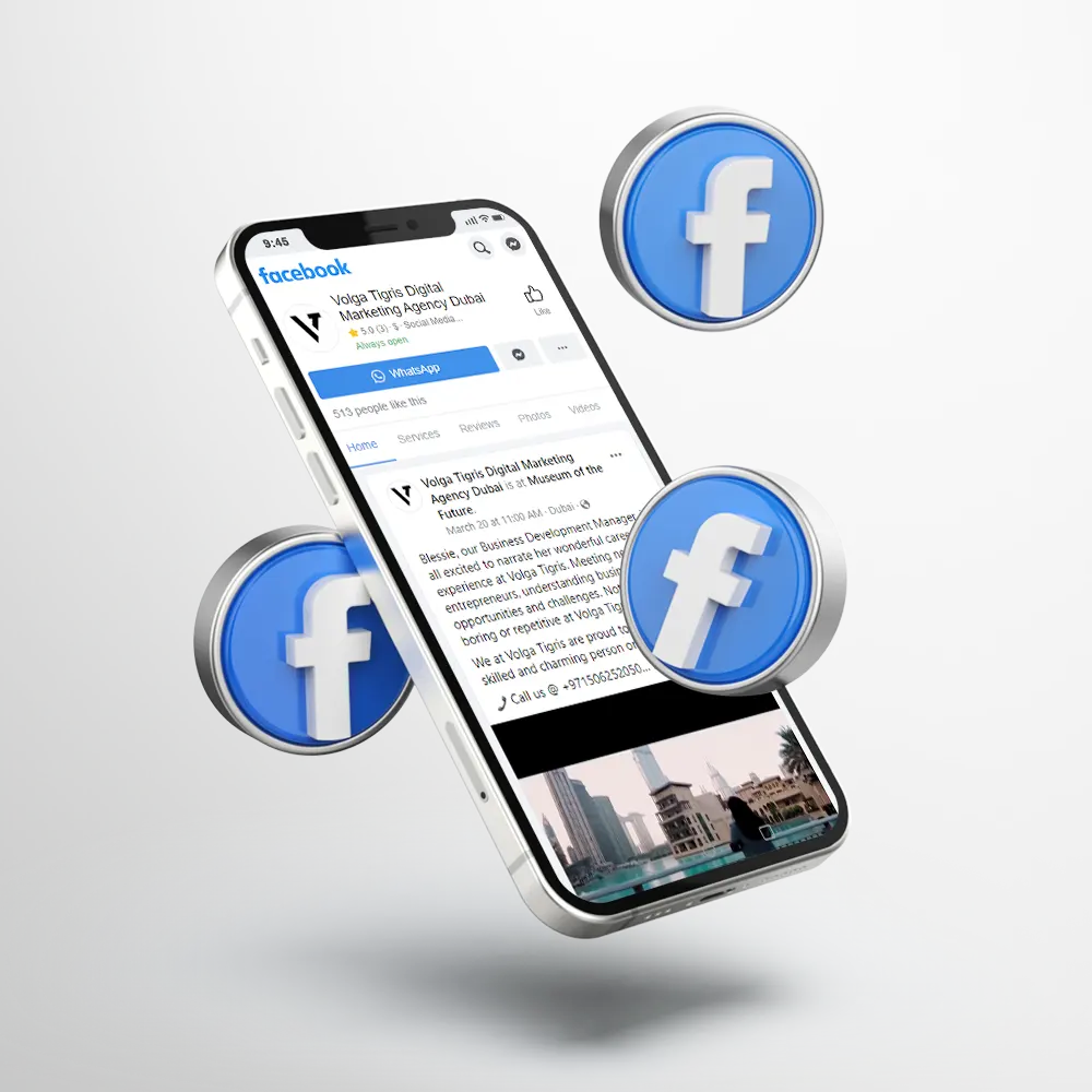 Facebook Marketing Agency in Dubai - Volga Tigris