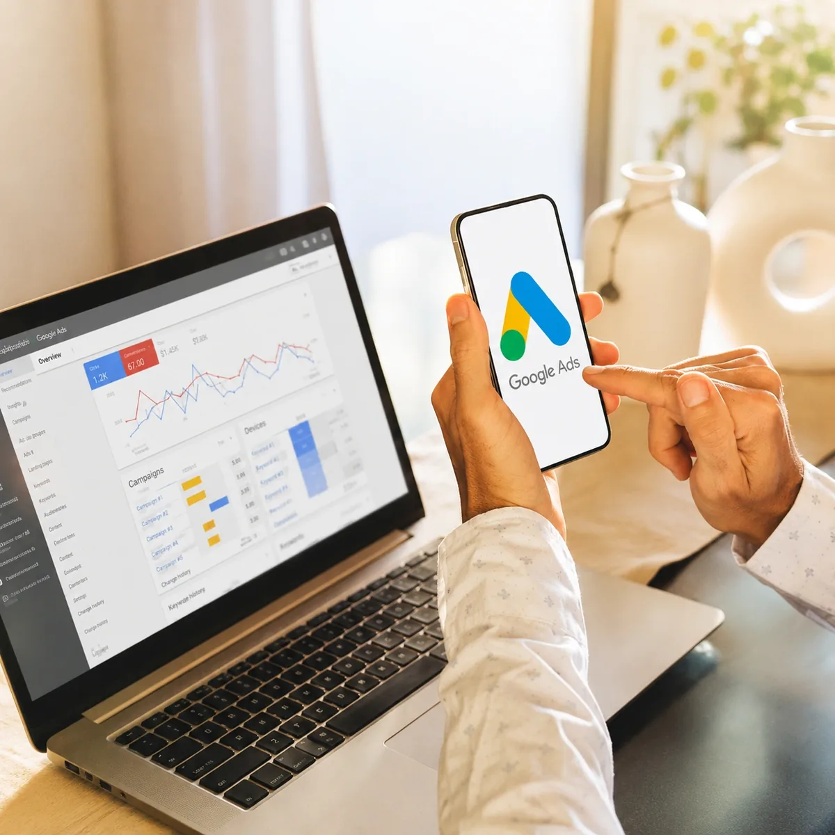 Google Ads and AI search platforms including Perplexity, Copilot, Gemini, ChatGPT