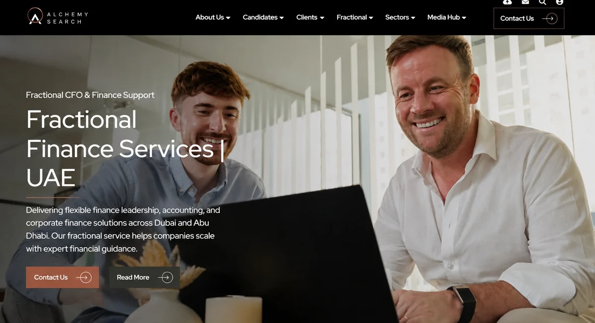 Alchemy Search website developed by Volga Tigris