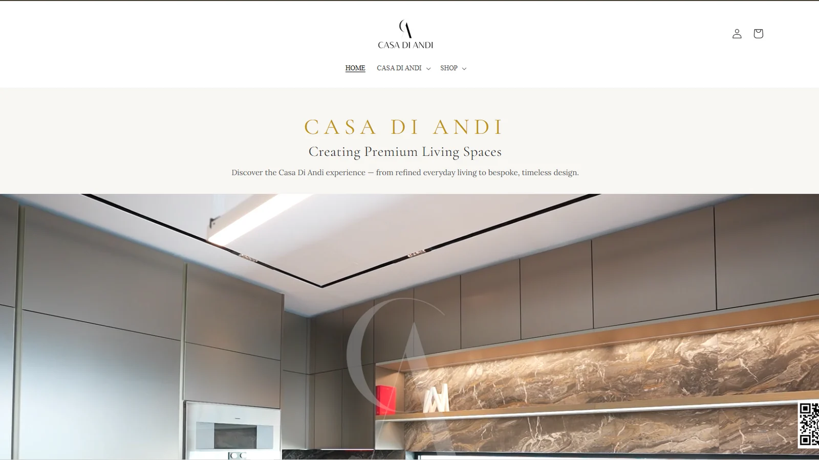 Casa Di Andi website developed by Volga Tigris
