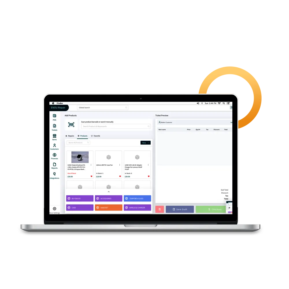 pos: retail management system - volga tigris